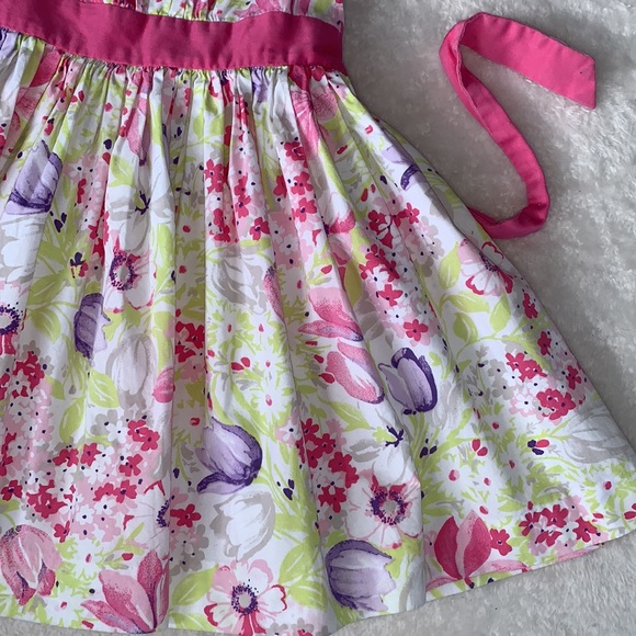 Jillian’s Closet 2T Pink White Floral Dress EUC - Picture 7 of 16